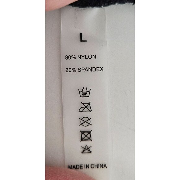 Womens Black & White Gingham Halter One-Piece Swimsuit Tummy Control Size Large - Picture 8 of 9